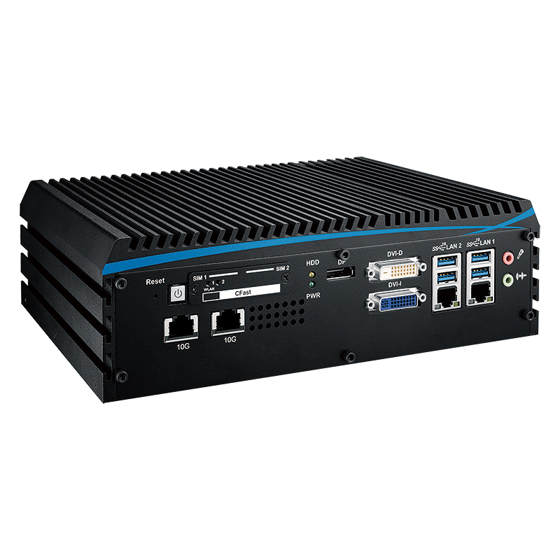  10G Ethernet Systems , Fanless Box PCs - ECX-1055